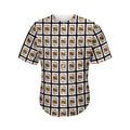 King Of Diamonds Pattern Print Men's Baseball Jersey