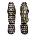 King Of Diamonds Pattern Print Muay Thai Shin Guards