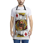 King Of Diamonds Playing Card Print Apron
