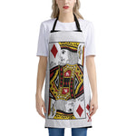 King Of Diamonds Playing Card Print Apron