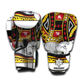 King Of Diamonds Playing Card Print Boxing Gloves