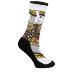 King Of Diamonds Playing Card Print Crew Socks