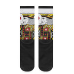 King Of Diamonds Playing Card Print Crew Socks