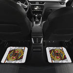 King Of Diamonds Playing Card Print Front and Back Car Floor Mats