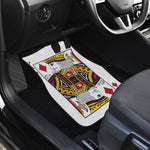 King Of Diamonds Playing Card Print Front Car Floor Mats