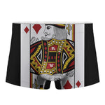 King Of Diamonds Playing Card Print Men's Boxer Briefs