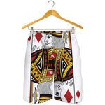 King Of Diamonds Playing Card Print Men's Shorts