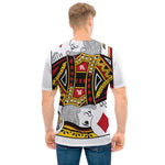King Of Diamonds Playing Card Print Men's T-Shirt
