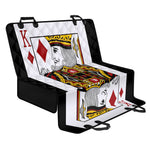 King Of Diamonds Playing Card Print Pet Car Back Seat Cover