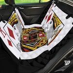 King Of Diamonds Playing Card Print Pet Car Back Seat Cover