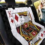 King Of Diamonds Playing Card Print Pet Car Back Seat Cover