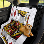 King Of Diamonds Playing Card Print Pet Car Back Seat Cover