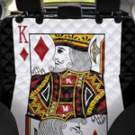 King Of Diamonds Playing Card Print Pet Car Back Seat Cover