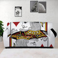 King Of Diamonds Playing Card Print Sofa Cover