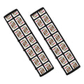 King Of Hearts Pattern Print Car Seat Belt Covers