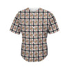 King Of Hearts Playing Card Pattern Print Men's Baseball Jersey