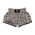 King Of Hearts Pattern Print Muay Thai Boxing Shorts