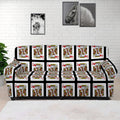 King Of Hearts Pattern Print Sofa Cover