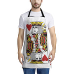 King Of Hearts Playing Card Print Apron