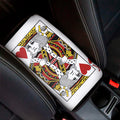 King Of Hearts Playing Card Print Car Center Console Cover
