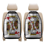 King Of Hearts Playing Card Print Car Seat Organizers