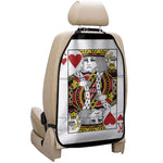 King Of Hearts Playing Card Print Car Seat Organizers
