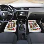 King Of Hearts Playing Card Print Front and Back Car Floor Mats