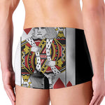 King Of Hearts Playing Card Print Men's Boxer Briefs