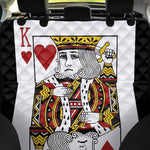 King Of Hearts Playing Card Print Pet Car Back Seat Cover