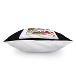King Of Hearts Playing Card Print Pillow Cover