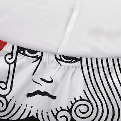 King Of Hearts Playing Card Print Sofa Cover
