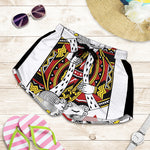 King Of Hearts Playing Card Print Women's Shorts