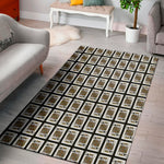 King Of Spades Playing Card Pattern Print Area Rug