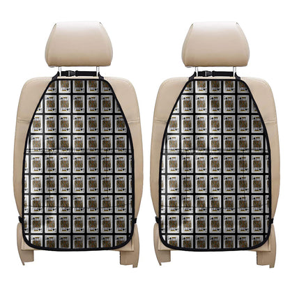 King Of Spades Playing Card Pattern Print Car Seat Organizers