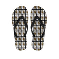 King Of Spades Pattern Print Flip Flops