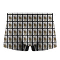 King Of Spades Pattern Print Men's Boxer Briefs