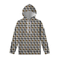 King Of Spades Pattern Print Pullover Hoodie