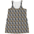 King Of Spades Pattern Print Women's Racerback Tank Top