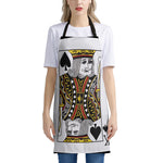 King Of Spades Playing Card Print Apron