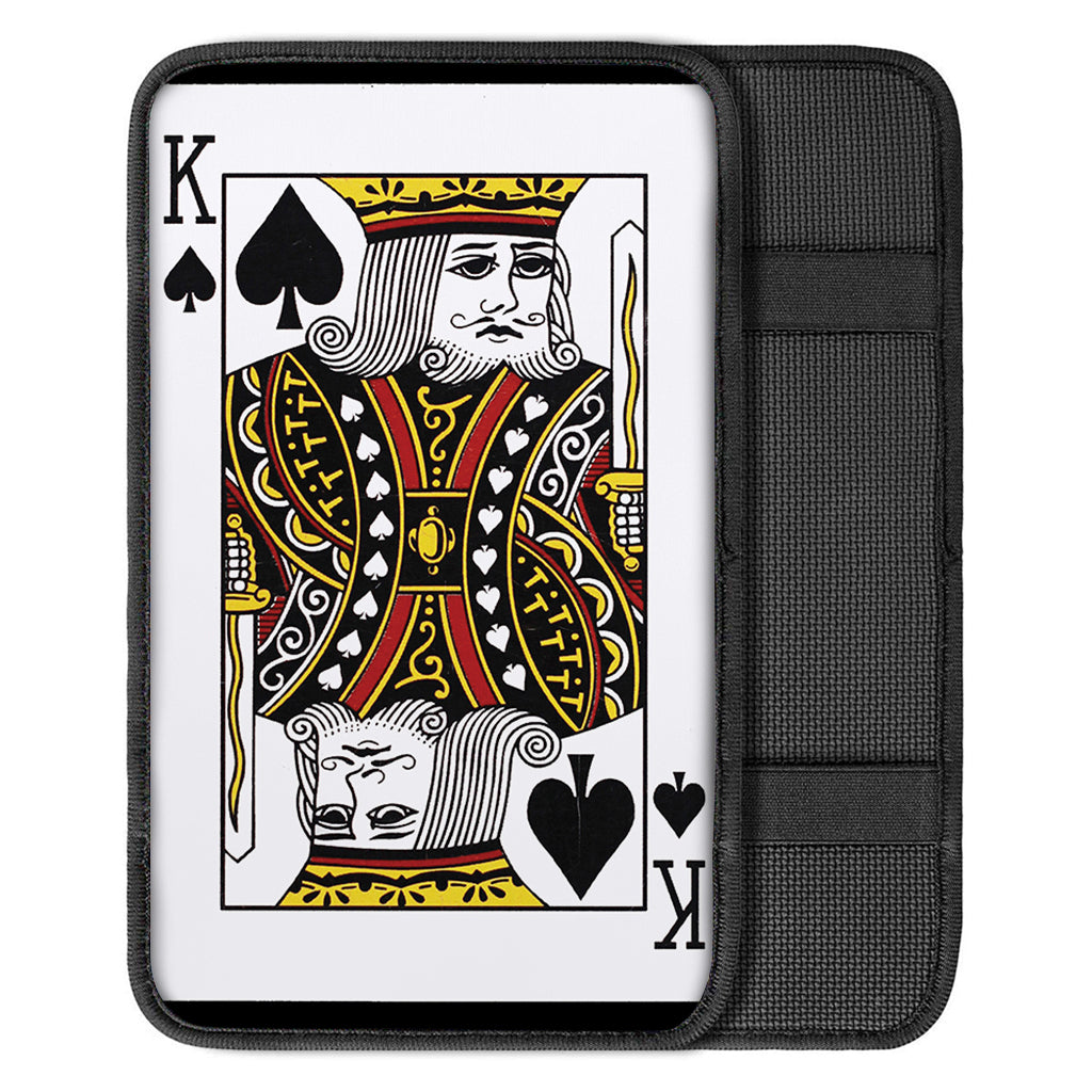 King Of Spades Playing Card Print Car Center Console Cover