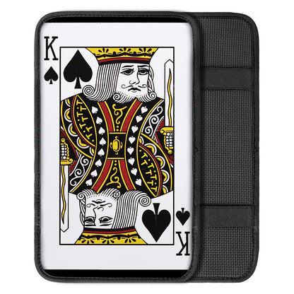 King Of Spades Playing Card Print Car Center Console Cover