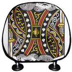 King Of Spades Playing Card Print Car Headrest Covers