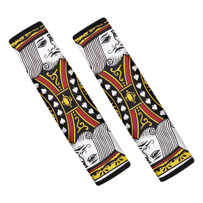 King Of Spades Playing Card Print Car Seat Belt Covers