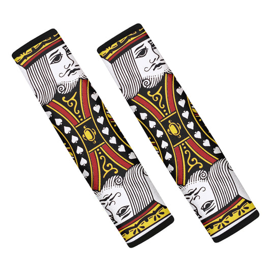 King Of Spades Playing Card Print Car Seat Belt Covers