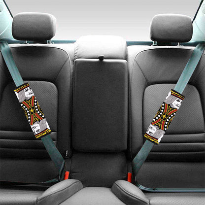 King Of Spades Playing Card Print Car Seat Belt Covers