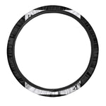 King Of Spades Playing Card Print Car Steering Wheel Cover