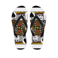 King Of Spades Playing Card Print Flip Flops
