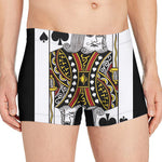 King Of Spades Playing Card Print Men's Boxer Briefs