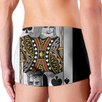 King Of Spades Playing Card Print Men's Boxer Briefs