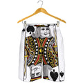 King Of Spades Playing Card Print Men's Shorts